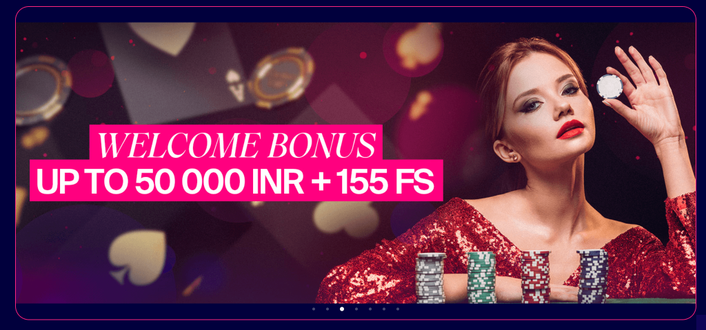 Fav Casino Welcome Bonus 50 000 INR +155FS